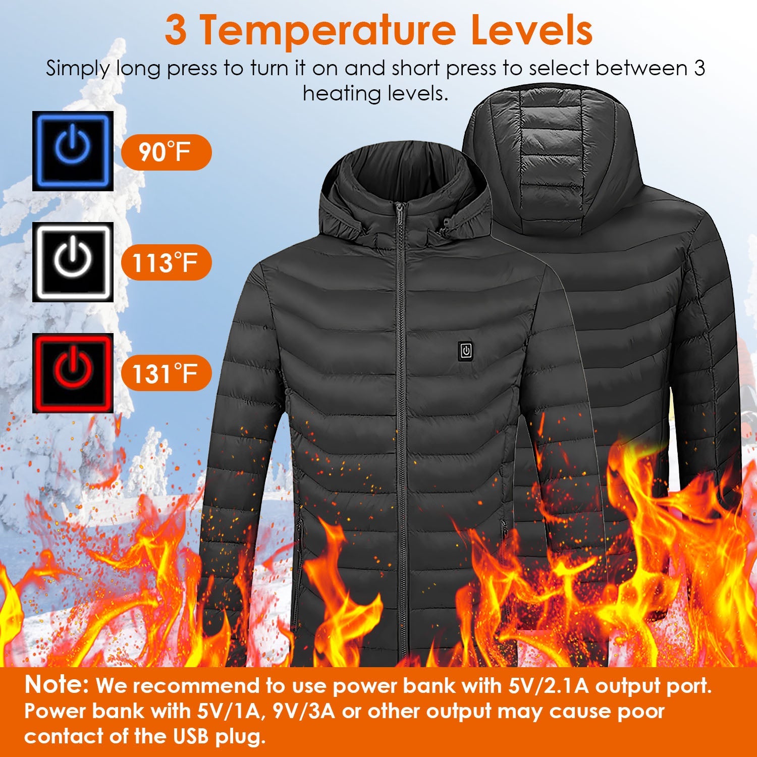 GBruno Heated Jacket Electric