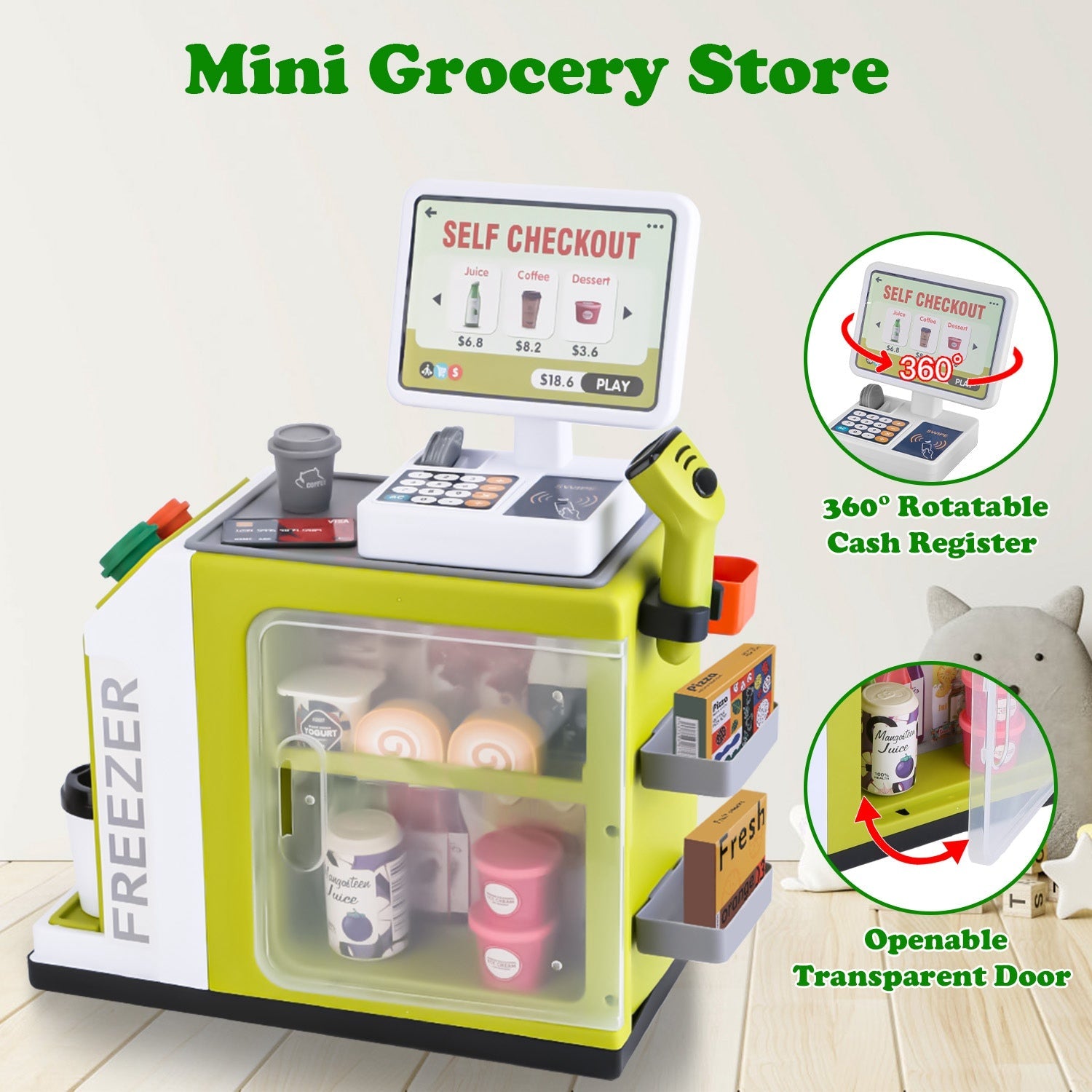 GBruno Cash Register Play Toy Set