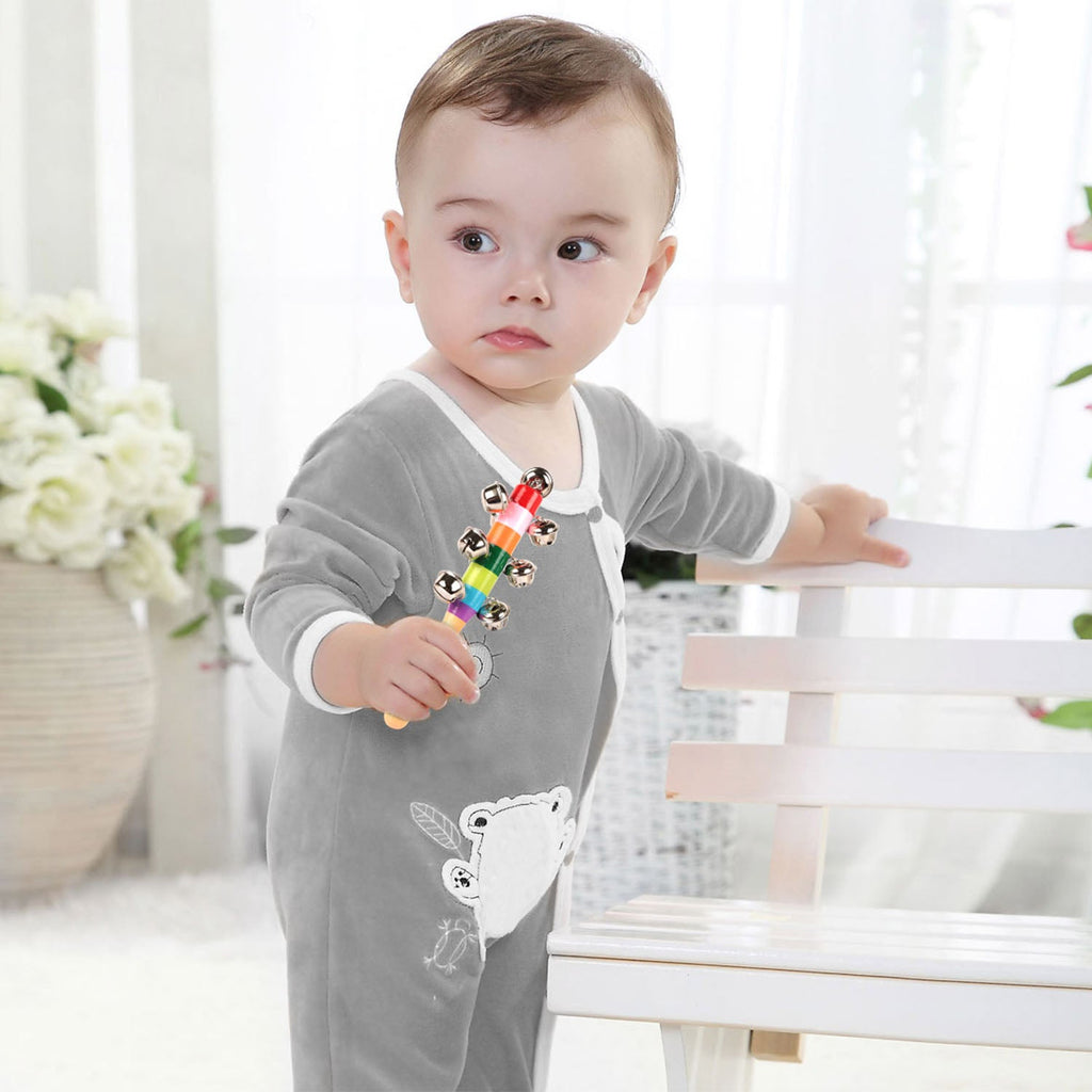 GBruno Rainbow Color Wooden Handbell