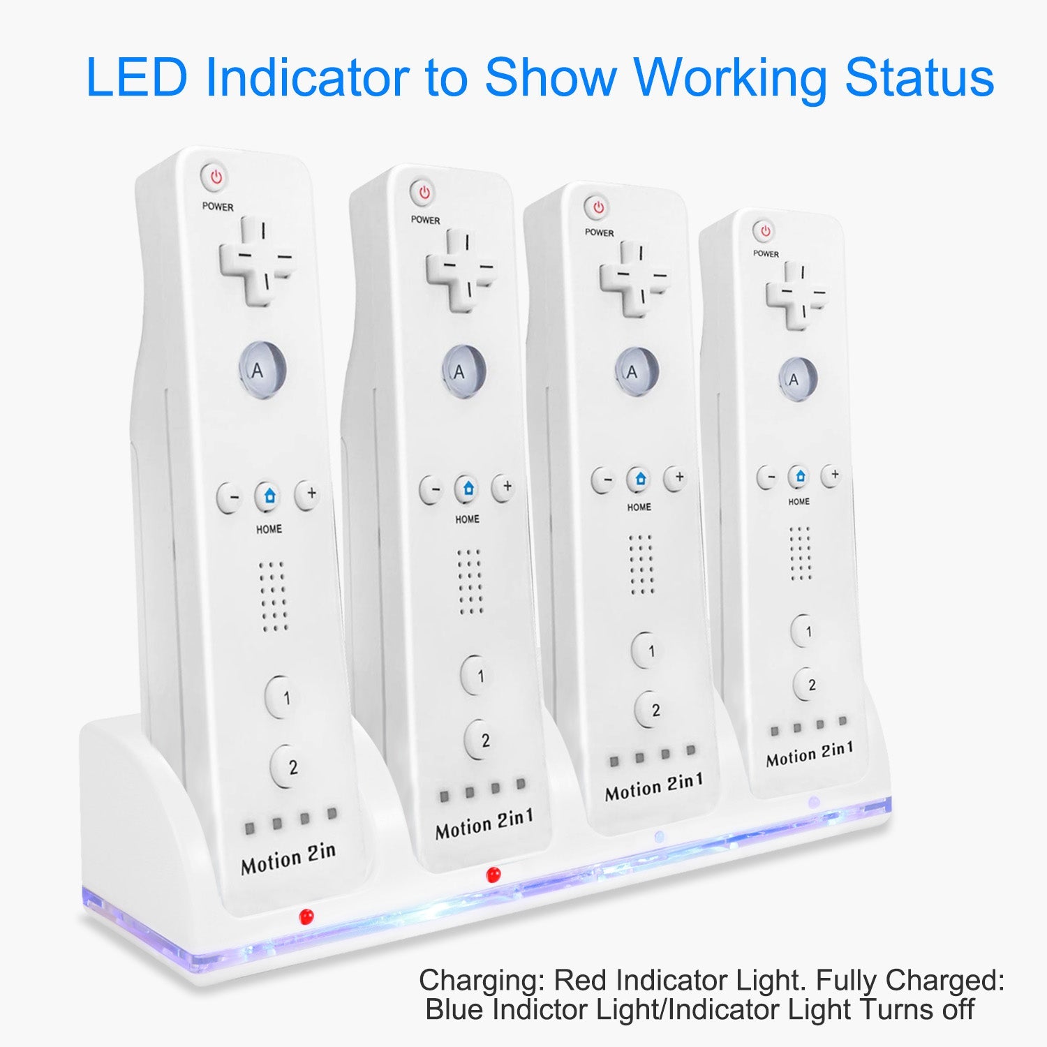 GBruno 4 Remotes Charging Dock