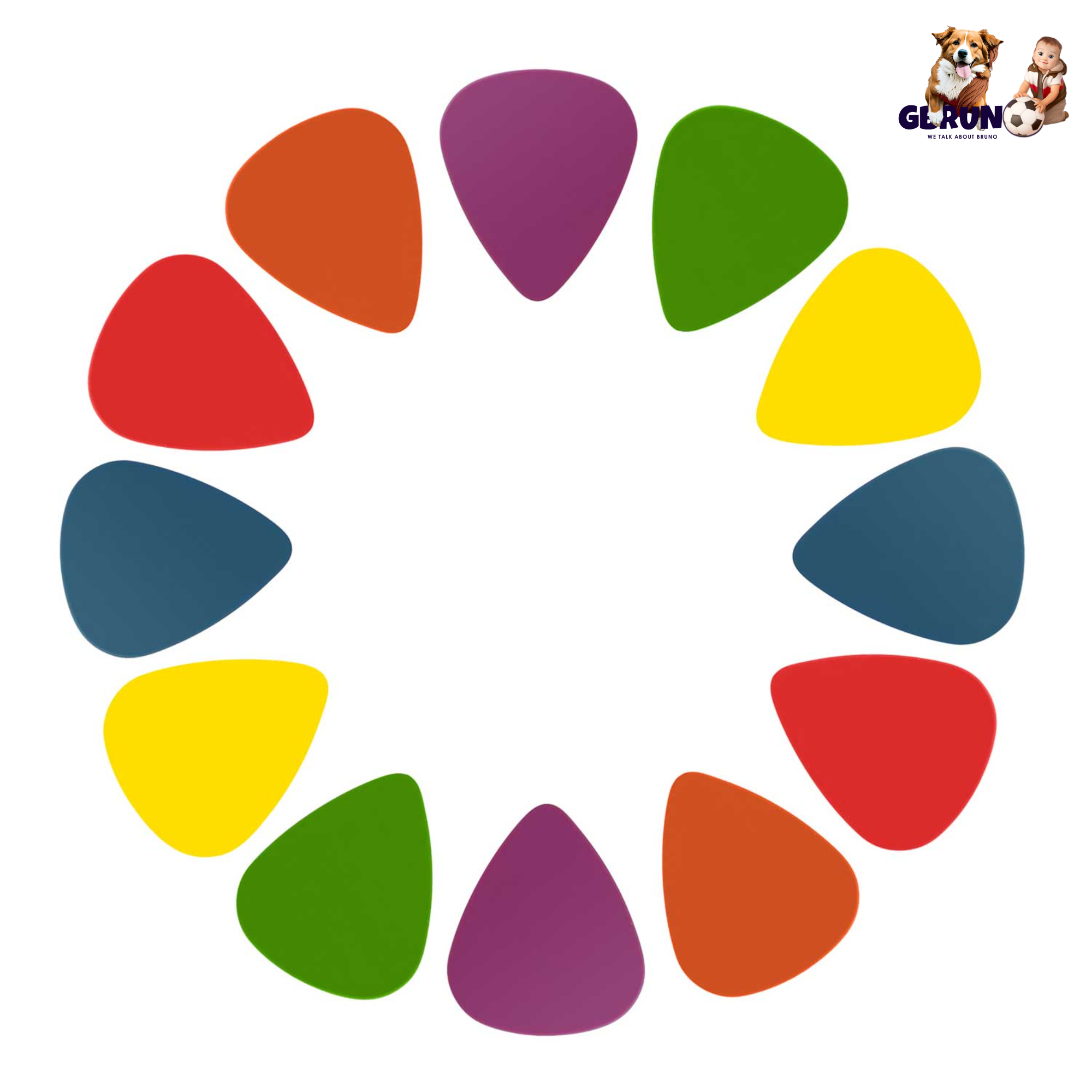 GBruno Acoustic Electric Plectrums Guitar Picks