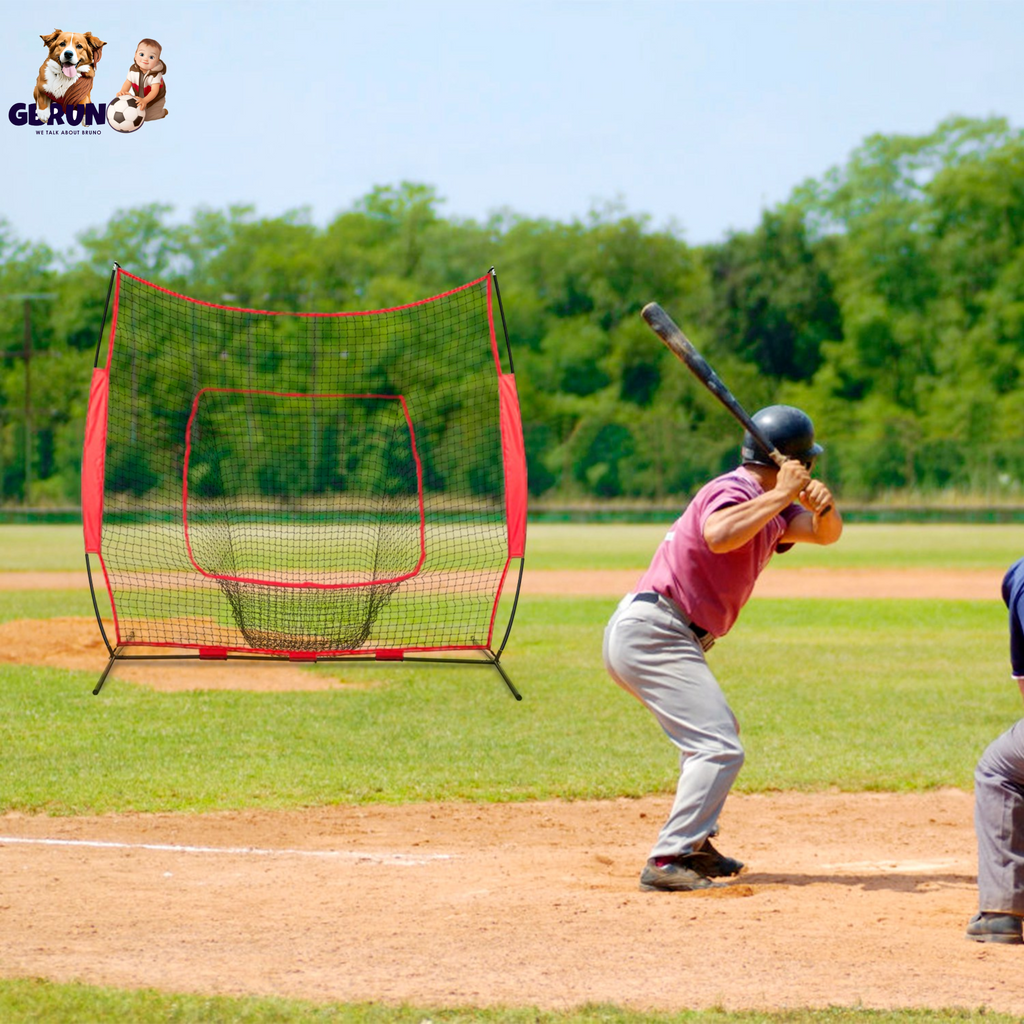 GBruno 7x7ft Baseball Softball Teeball Practice Net