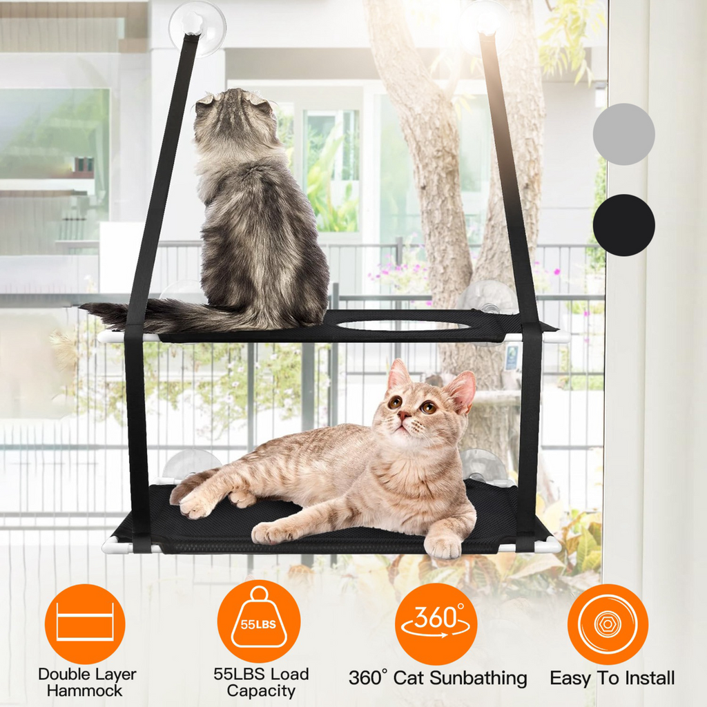 GBruno Indoor Window Hammock for Cat