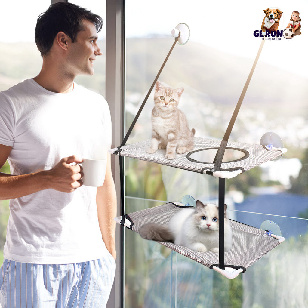GBruno Indoor Window Hammock for Cat