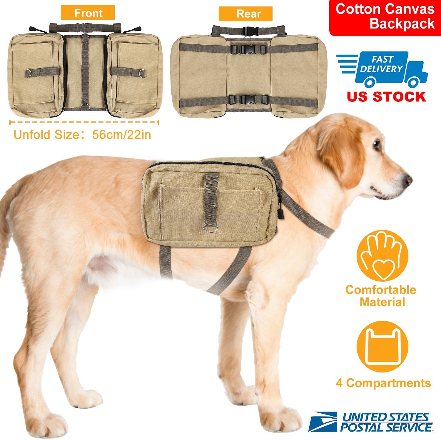 GBruno Pet Dog Backpack