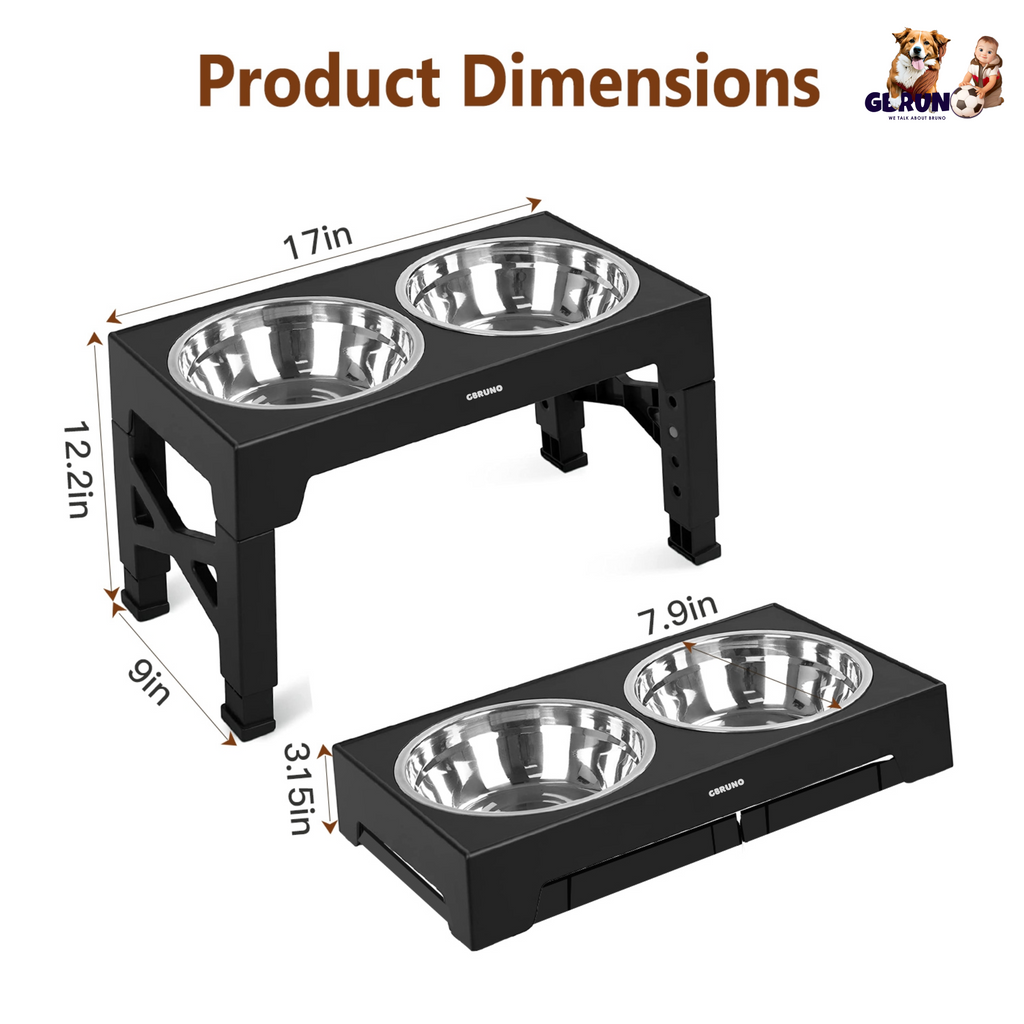 GBruno Dog Raised Bowls