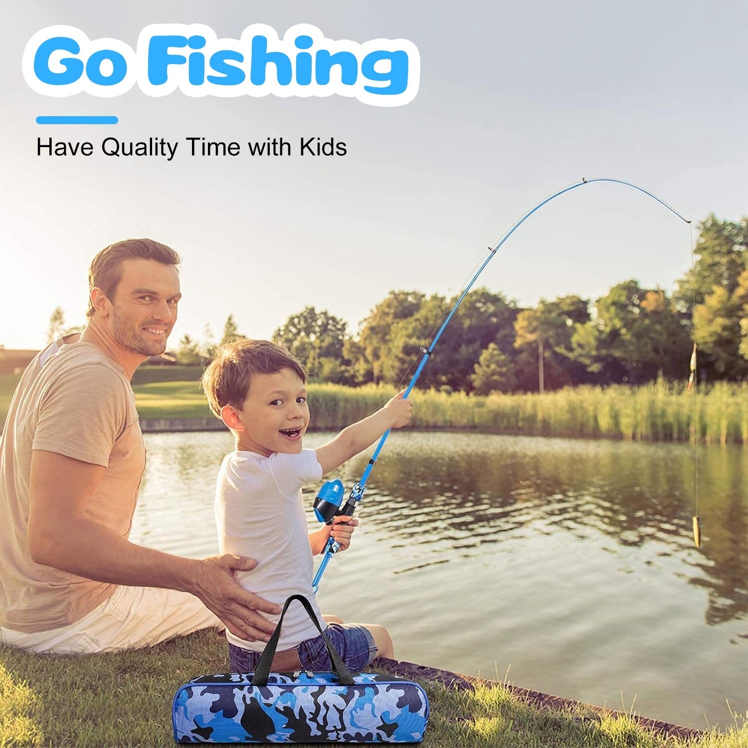 GBruno Kids Fishing Pole Set