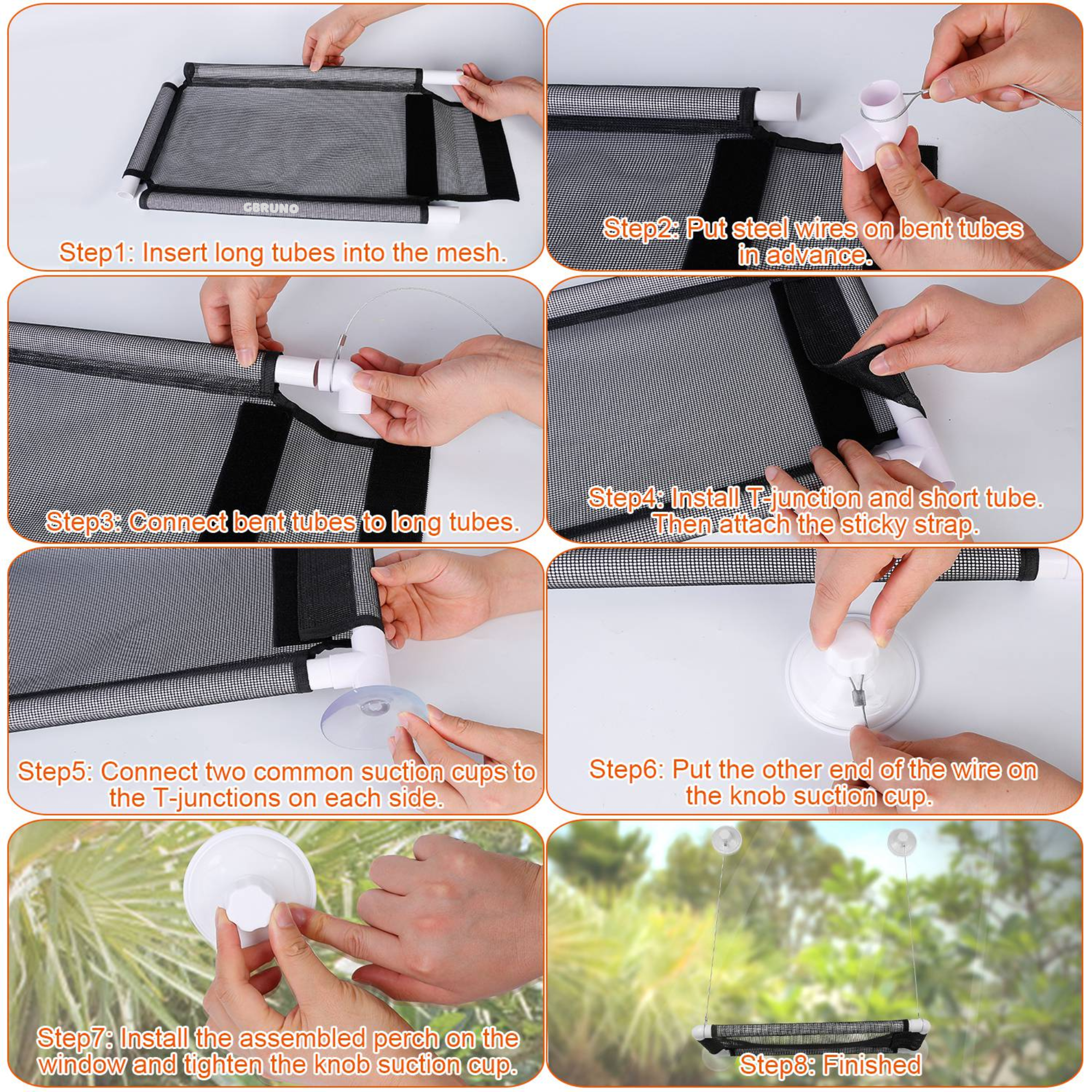 GBruno Window Perch Cat Hammock