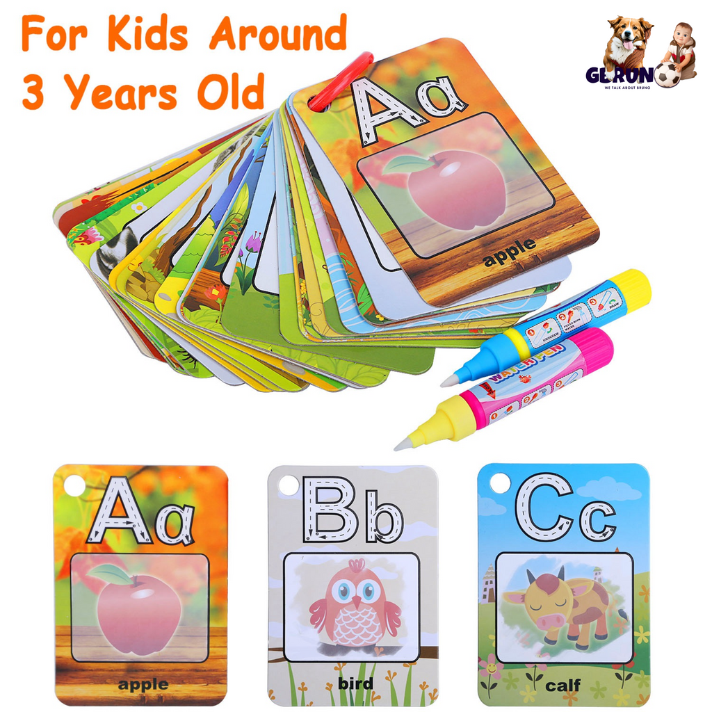 GBruno Alphabet Water Coloring Cards