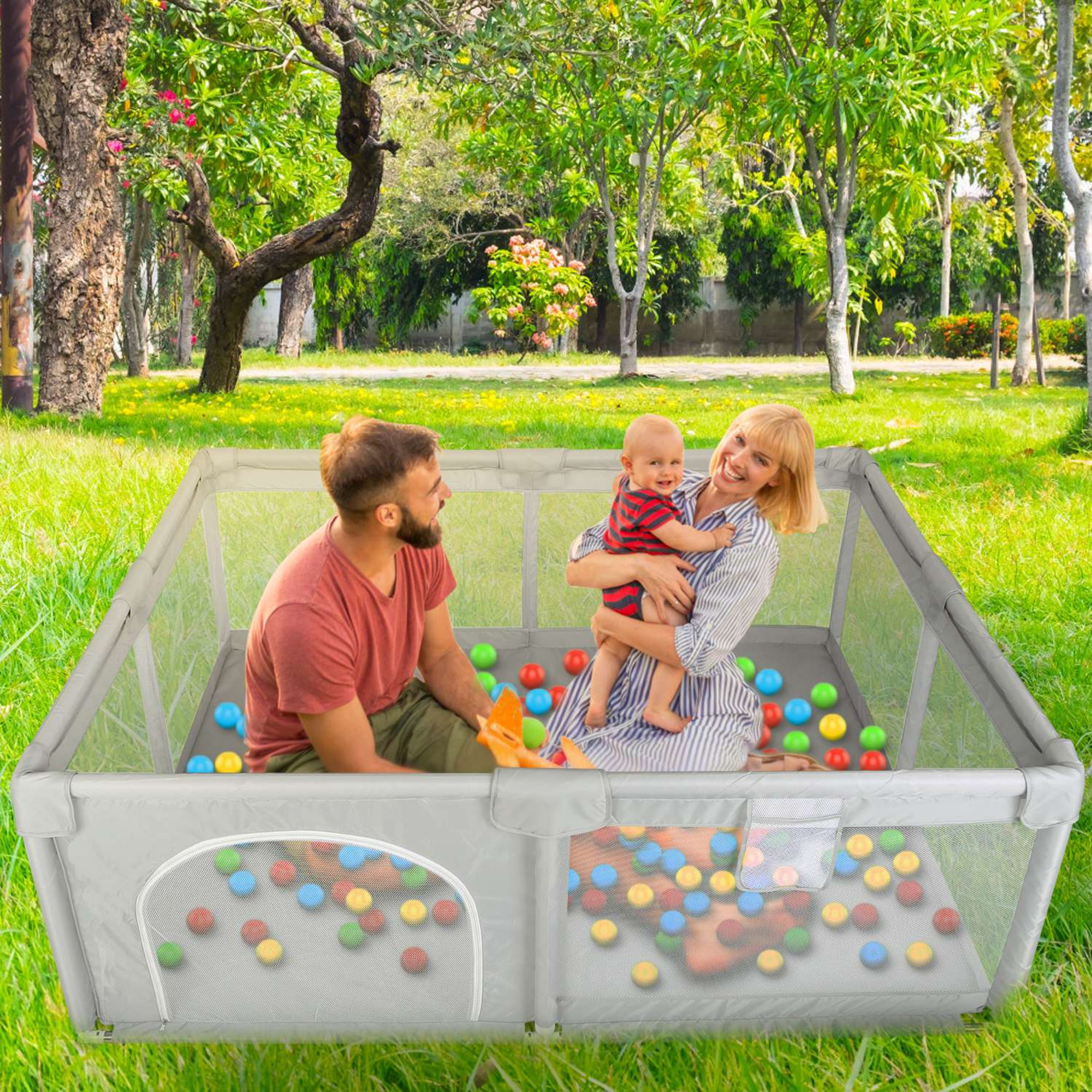 GBruno Baby Play Yard 71x59x26in