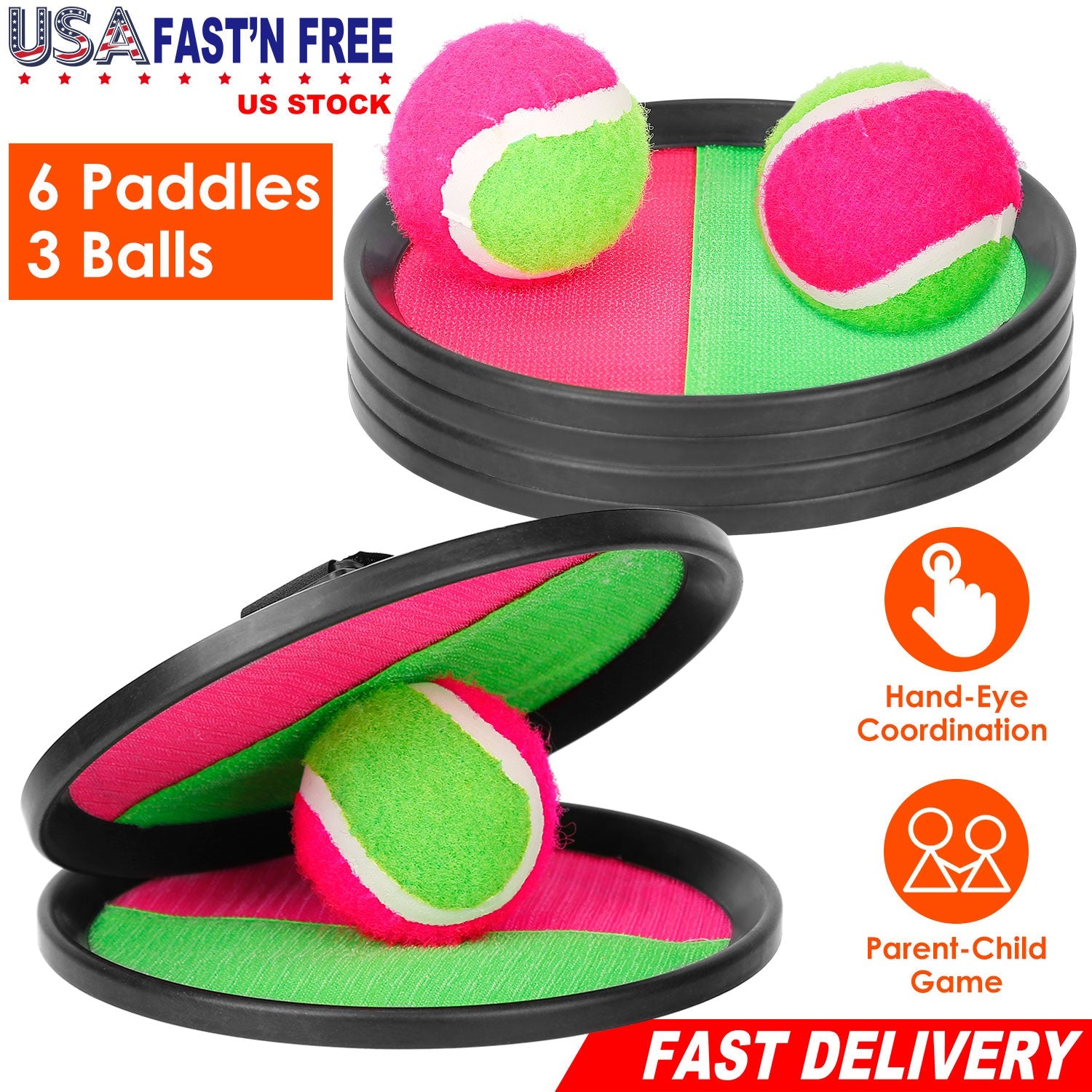 GBruno 3Sets Toss and Catch Ball