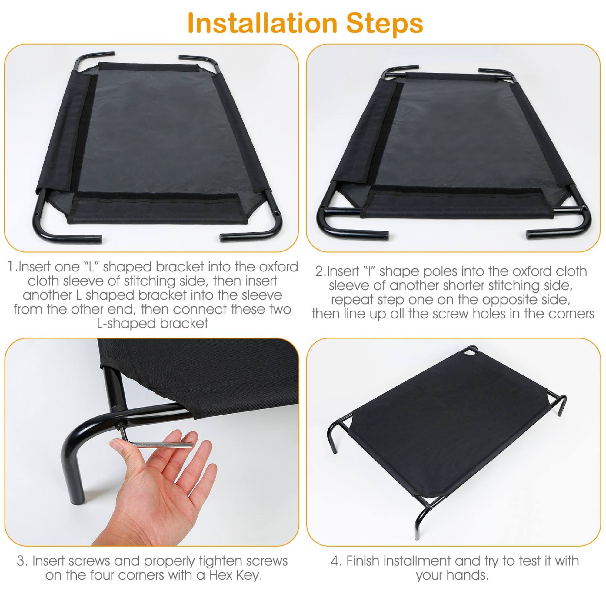 GBruno Elevated Pet Bed