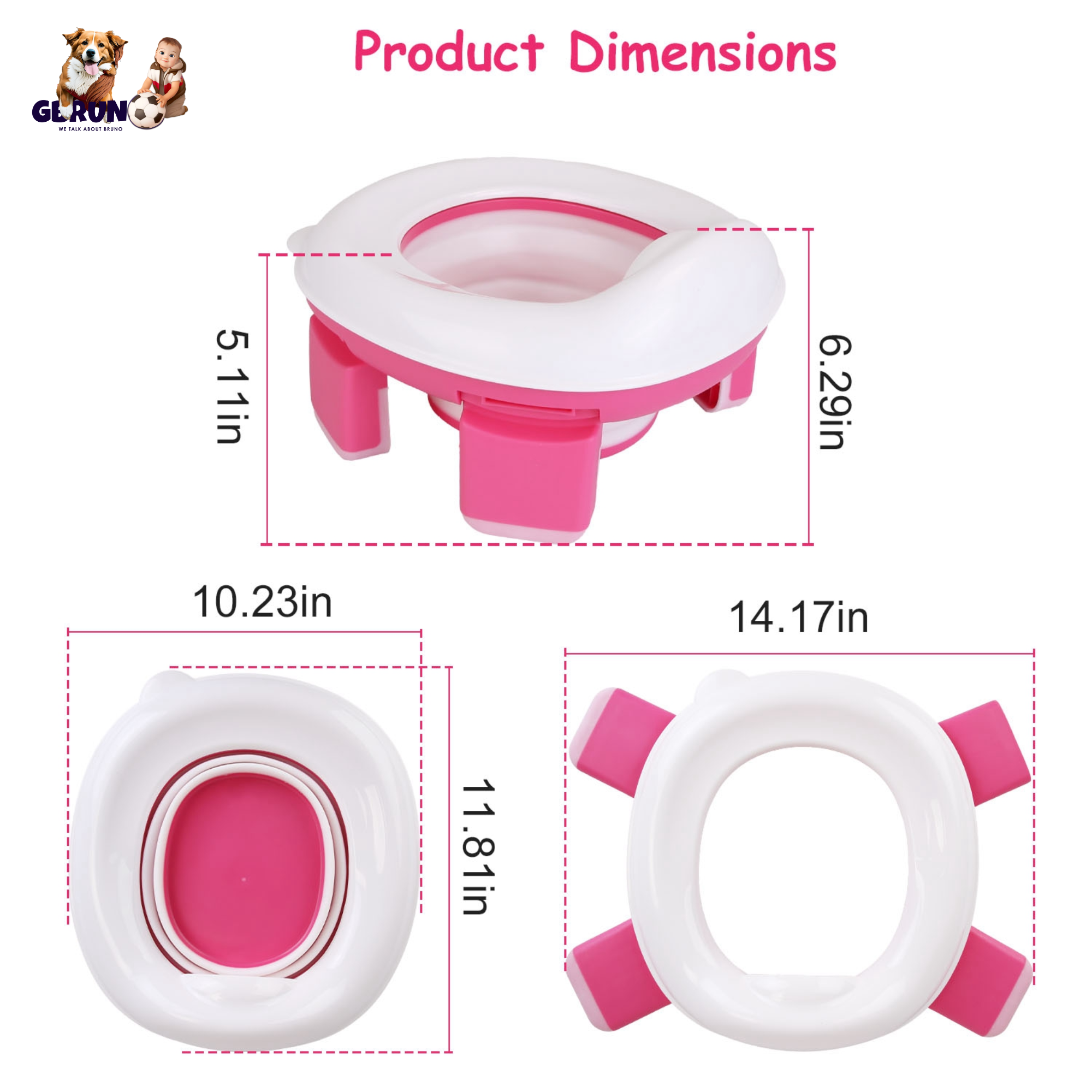 GBruno Portable Toddler Potty Toilet