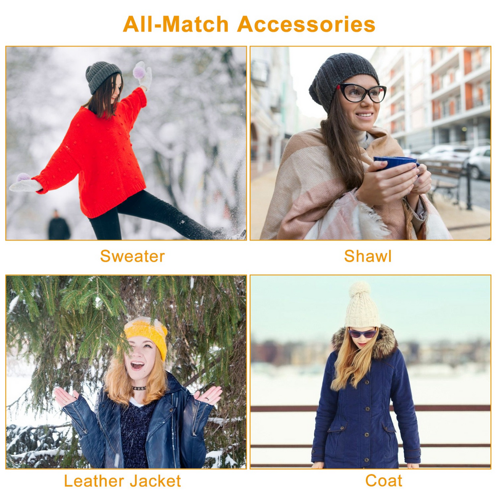 GBruno Winter Beanie Hat Scarf Set Unisex