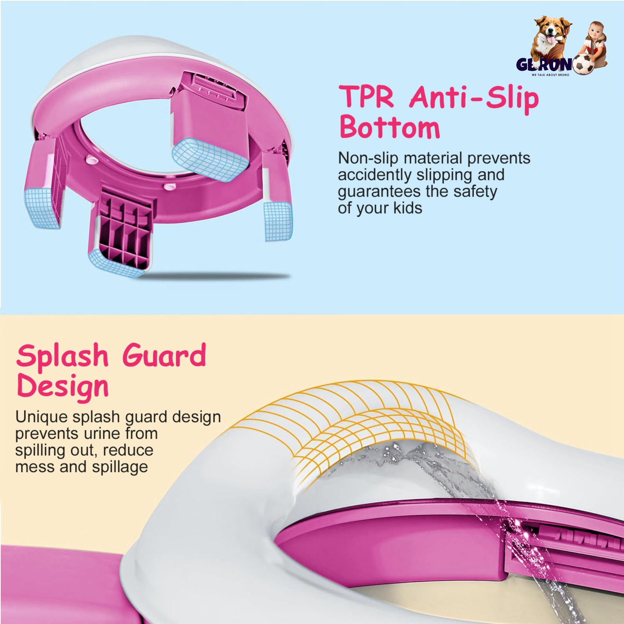 GBruno Portable Toddler Potty Toilet