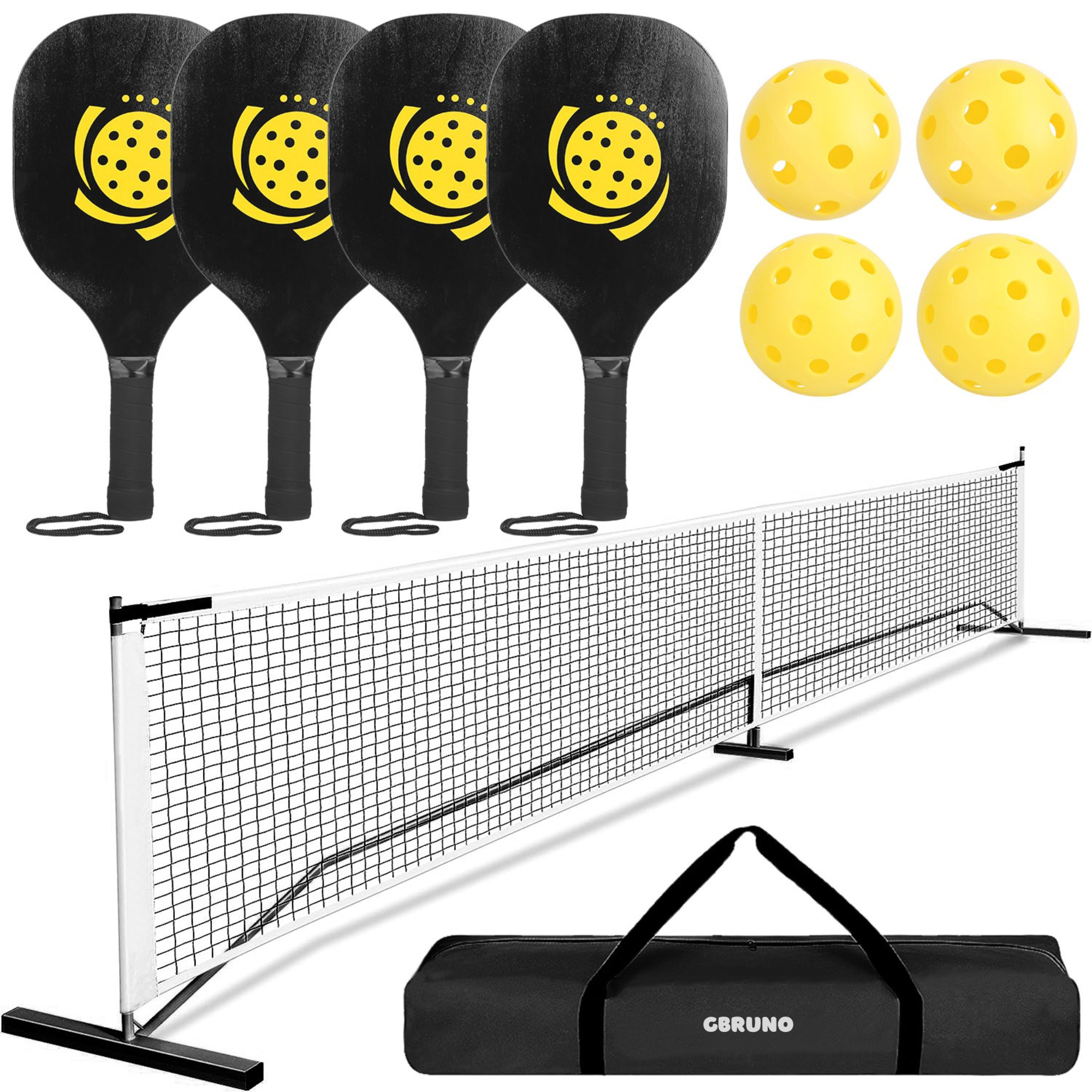 GBruno Portable Pickleball Net Set