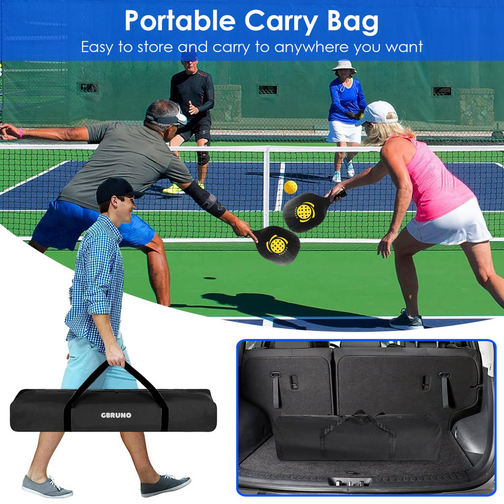 GBruno Portable Pickleball Net Set