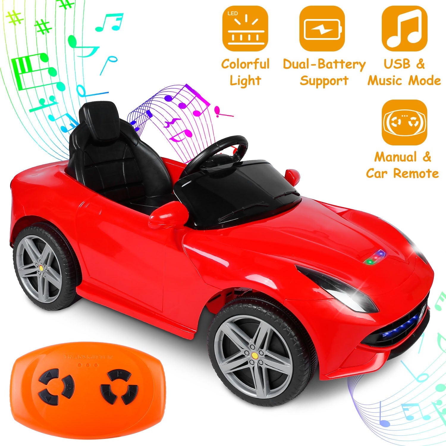 GBruno Kids Electric Ride On Car