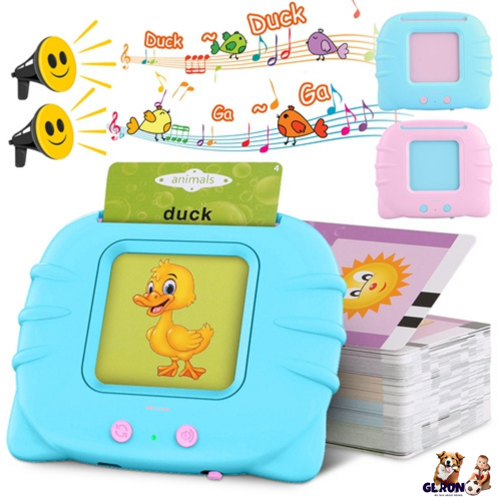 GBruno 224 Words Kid Flash Talking Cards