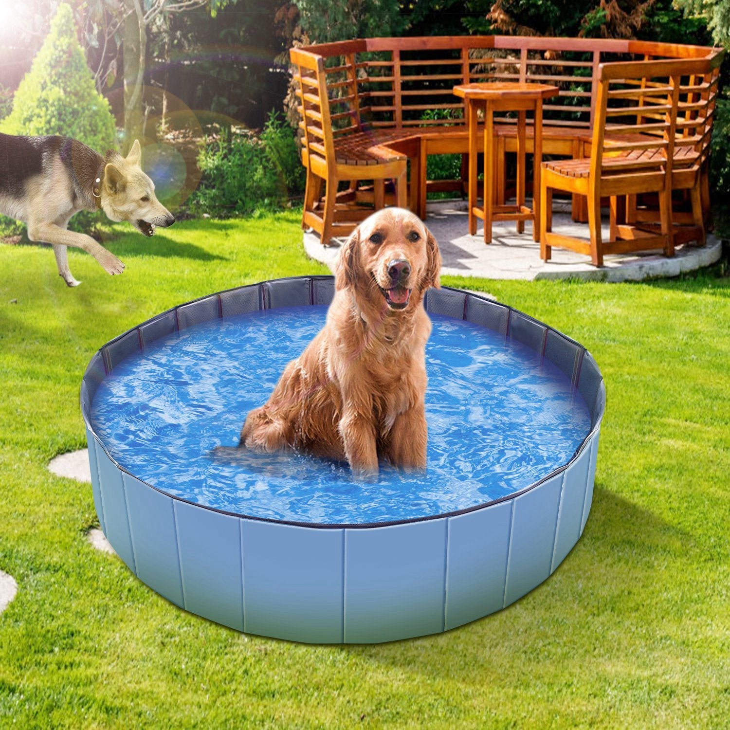 GBruno Foldable Pet Swimming Pool