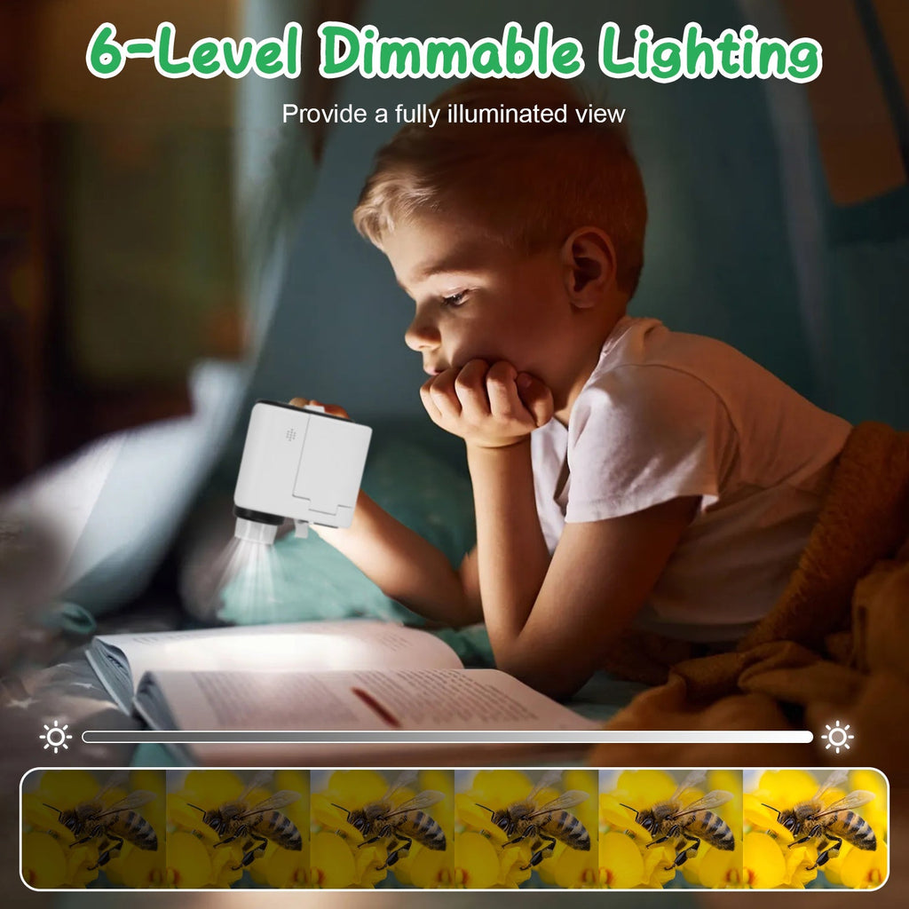 GBruno 3-in-1 Kids Microscope Camera Set