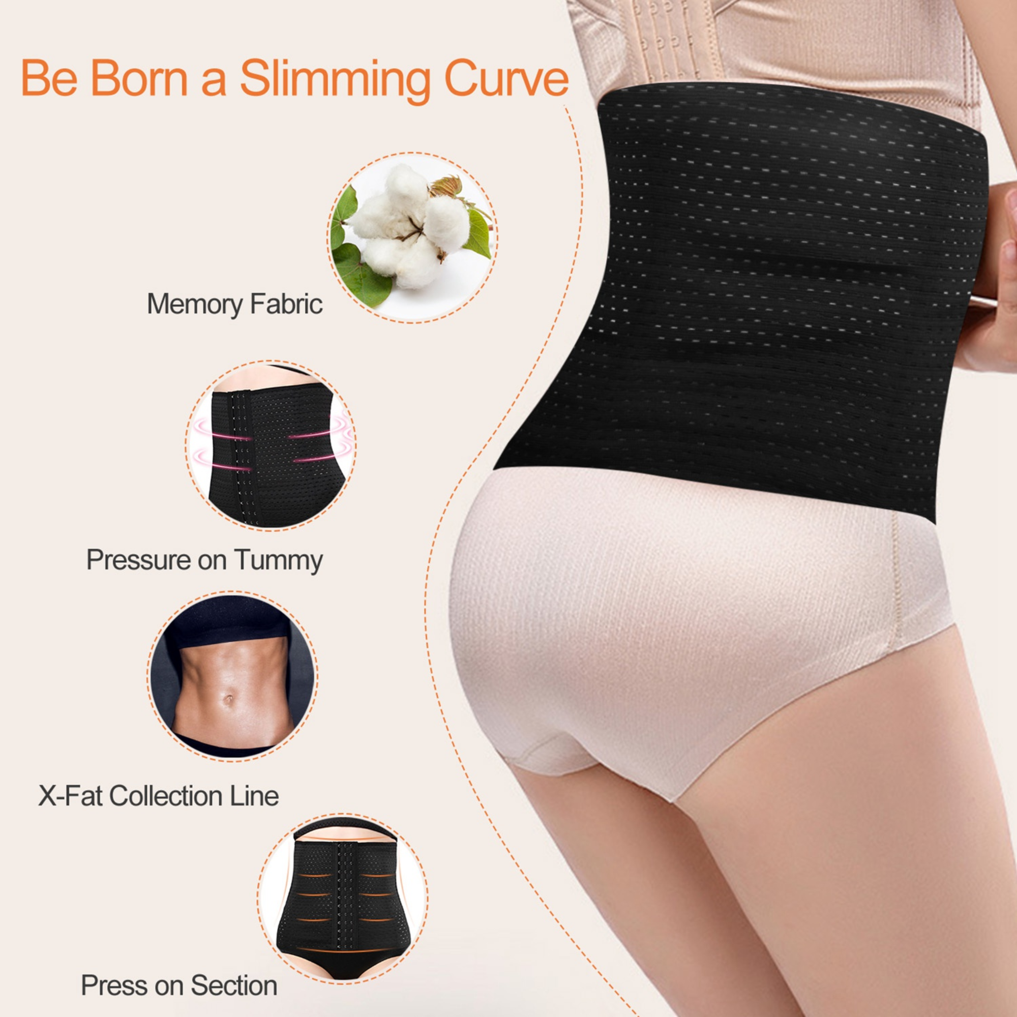 GBruno U-Shaped Slimming Waist Belt