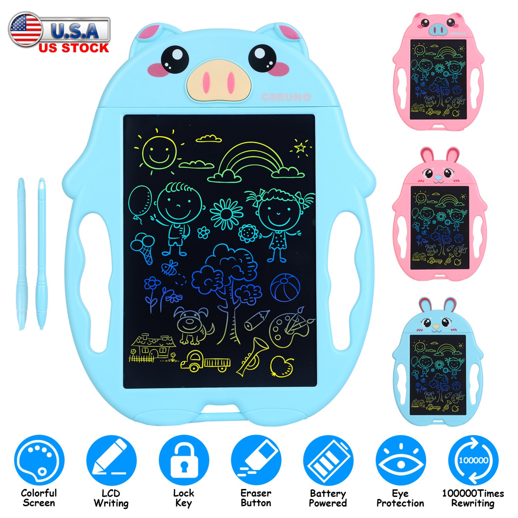 GBruno 8.5in LCD Writing Tablet