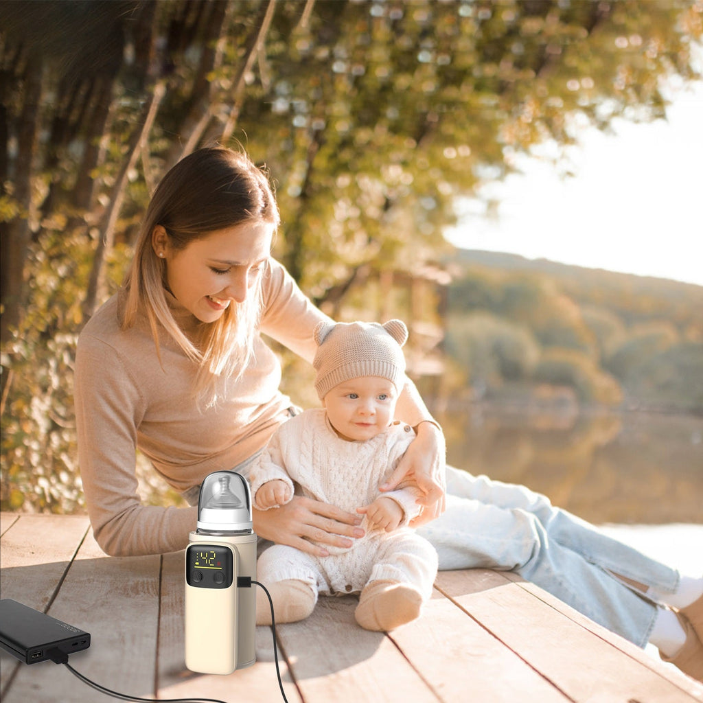 Portable Bottle Warmer with Night Light