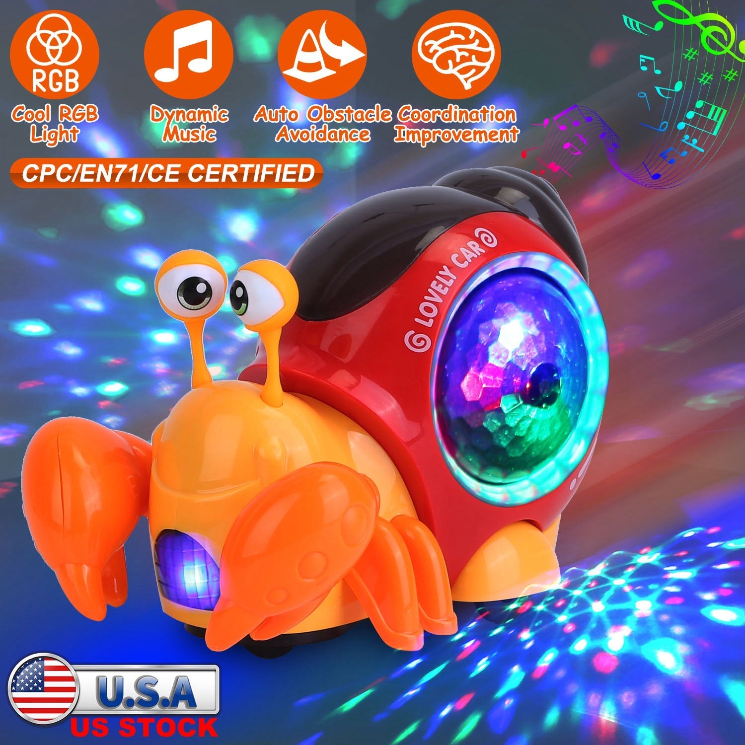 GBruno Crawling Crab Baby Toy