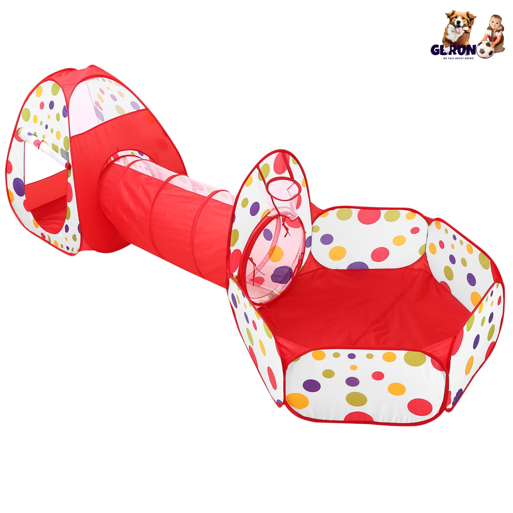 GBruno 3 In 1 Child Crawl Tunnel Tent