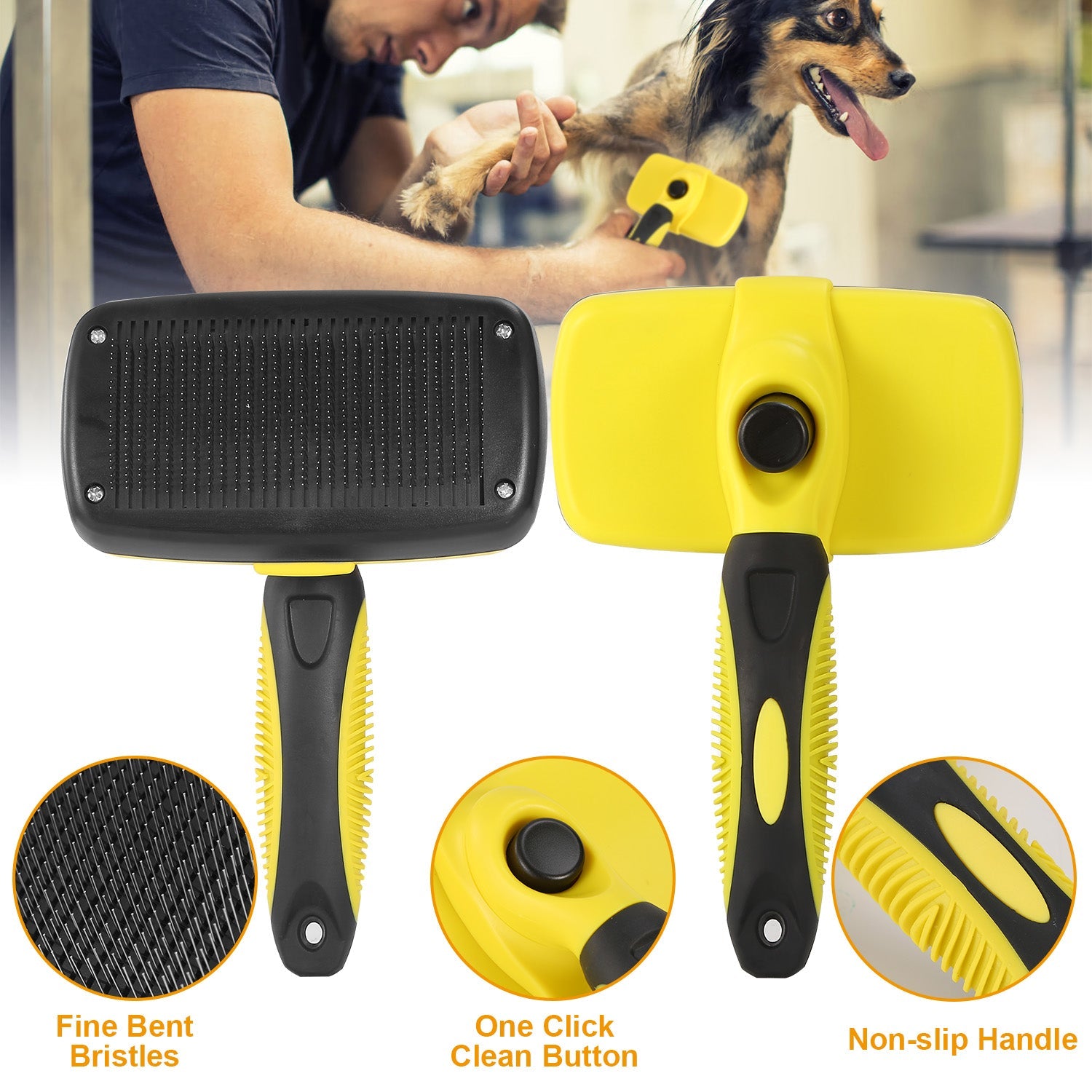 GBruno Self Cleaning Slicker Brush Pets