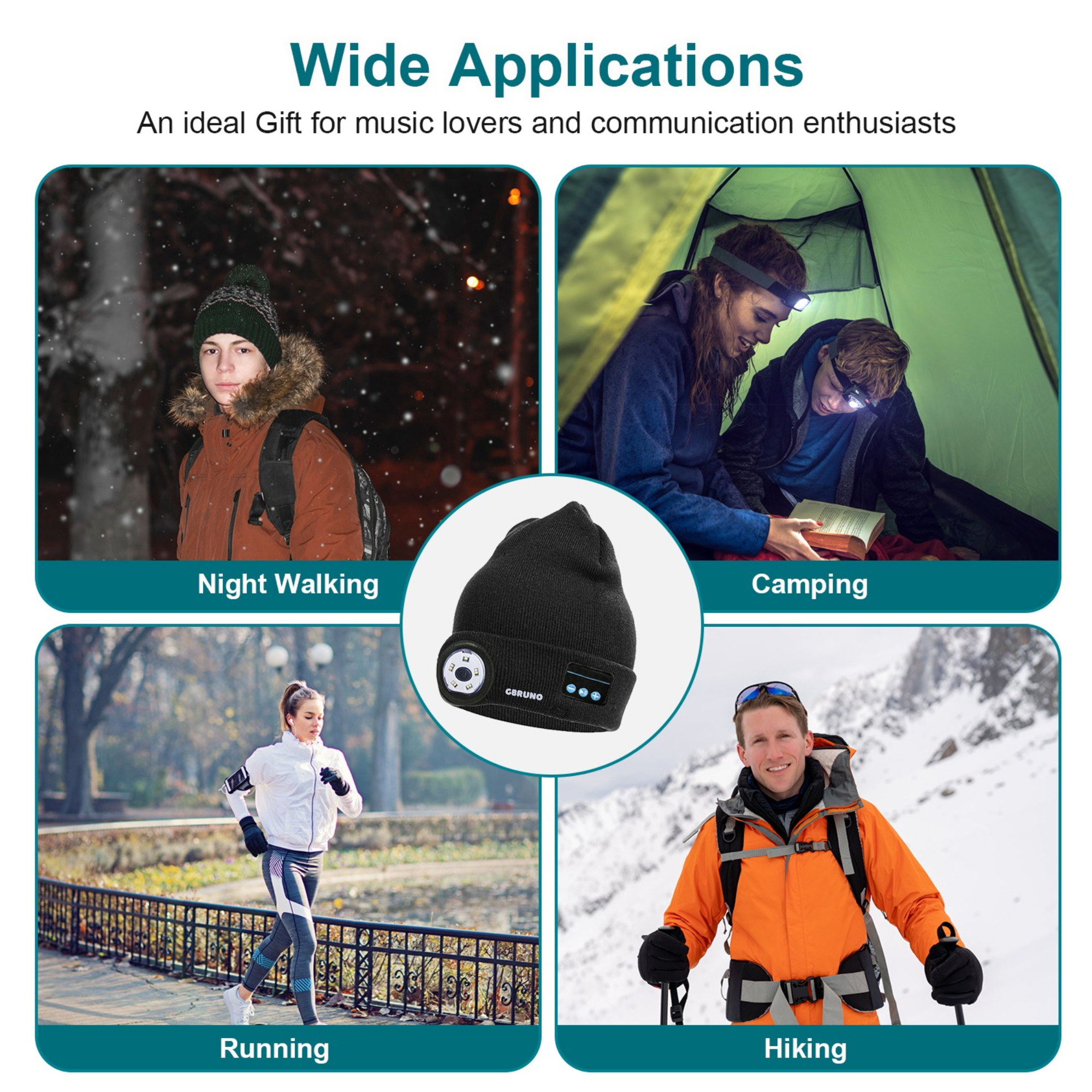 GBruno Wireless Beanie Hat