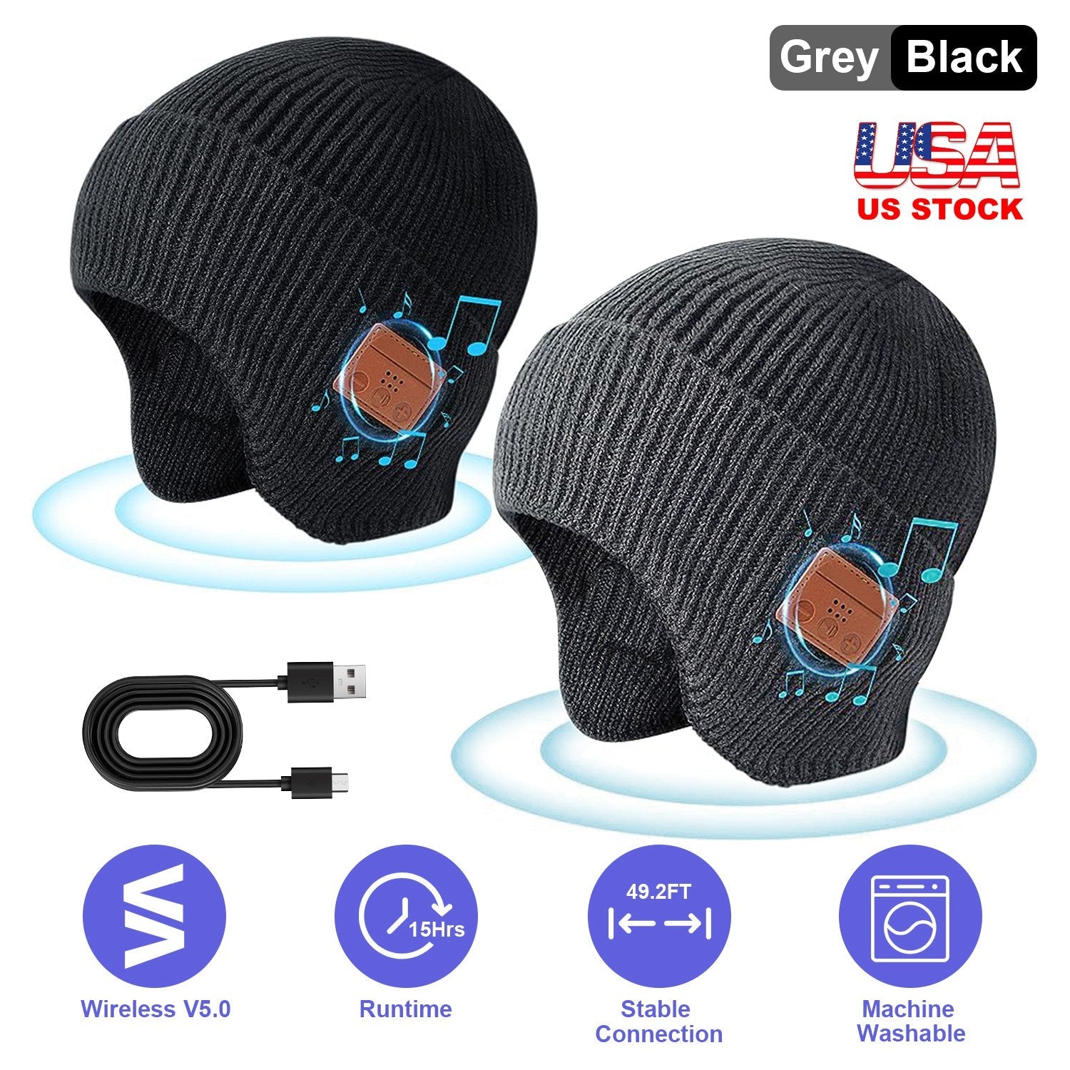 GBruno Wireless V5.0 Beanie Hat