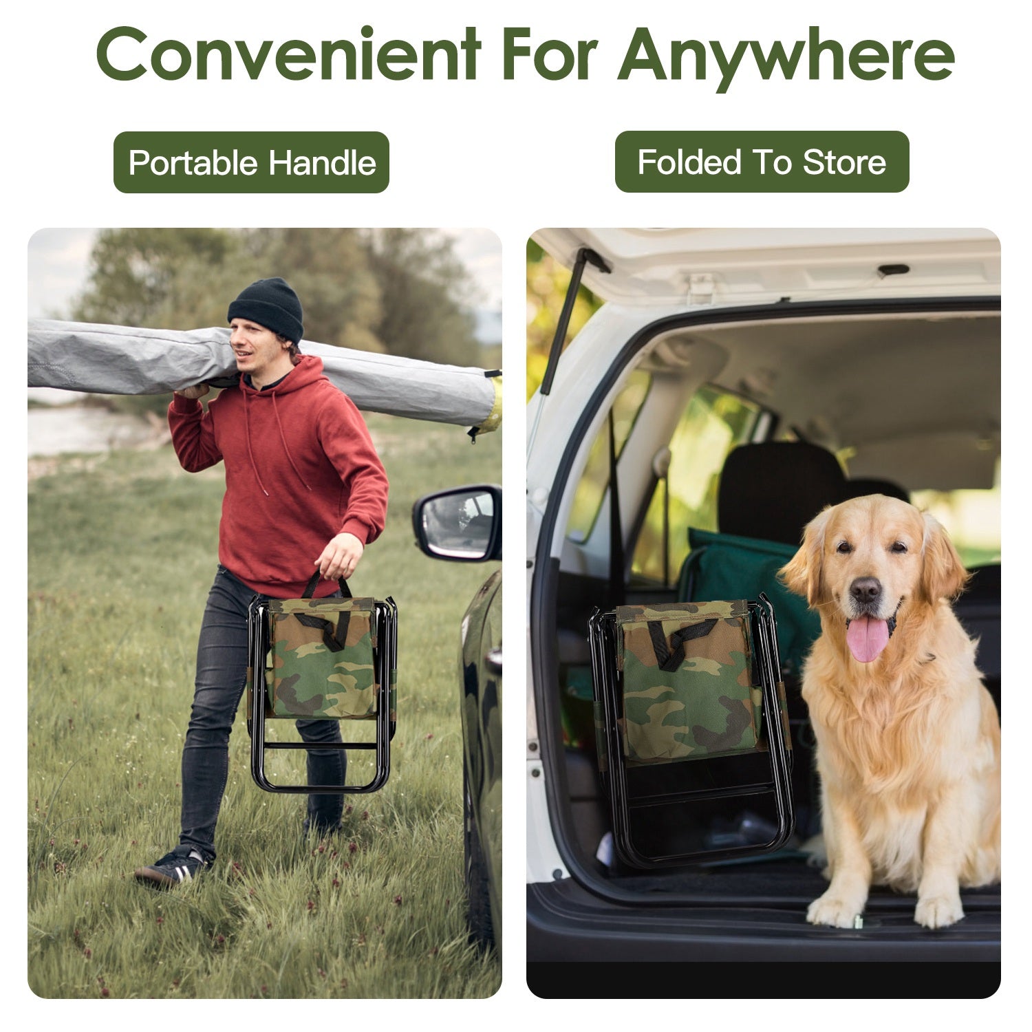 GBruno Foldable Fishing Chair