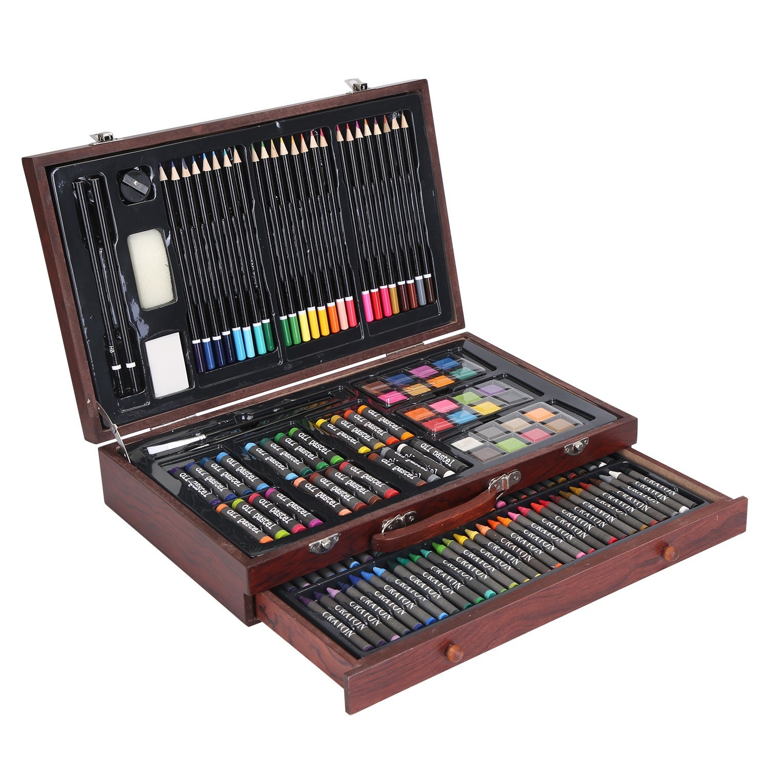 GBruno 140Pcs Art Supplies With Colored Pencils