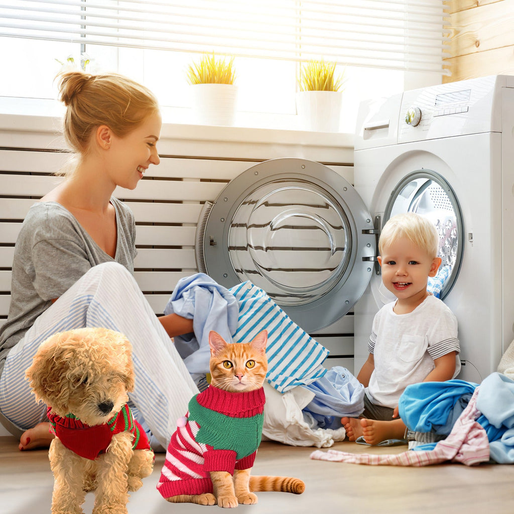 GBruno Pet Christmas Turtleneck Sweater