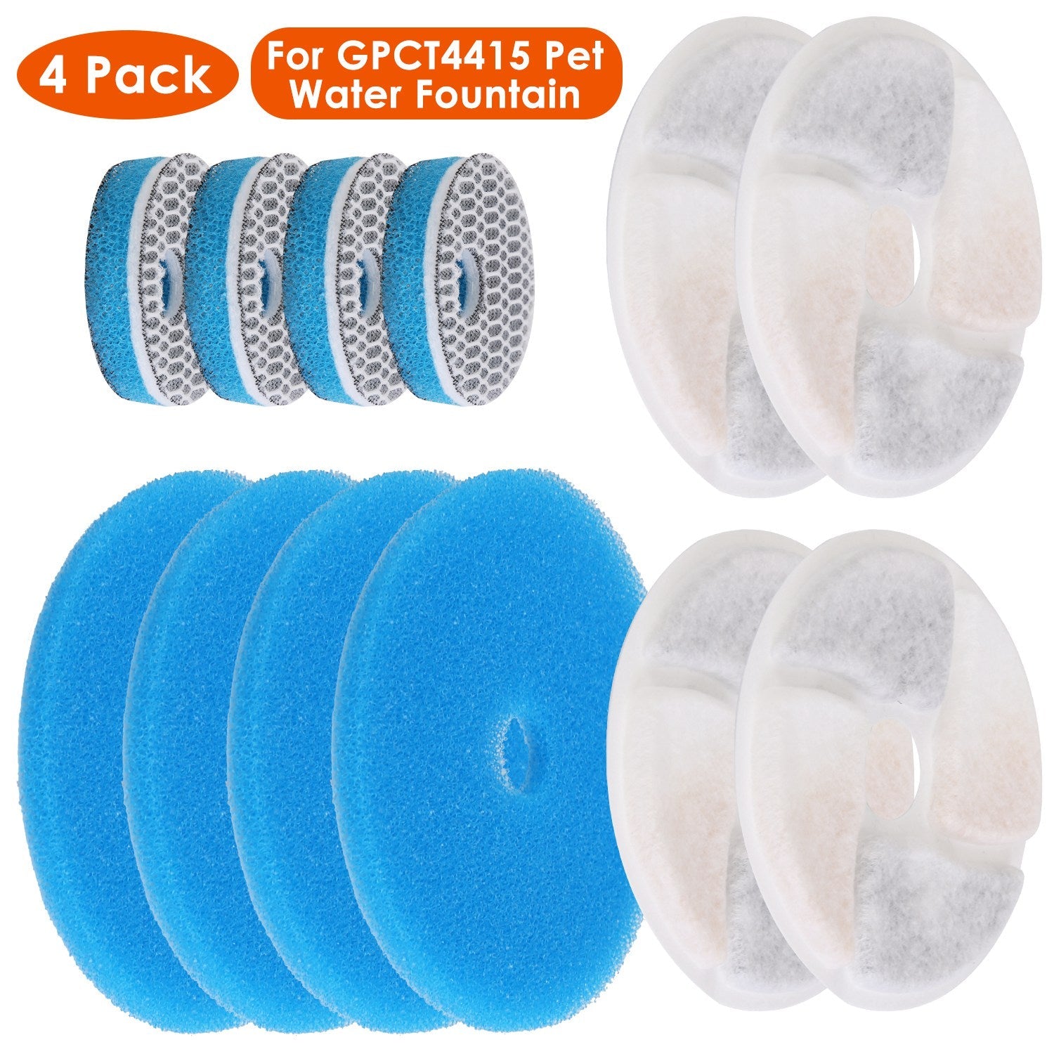 GBruno 4 Pack Filter Set