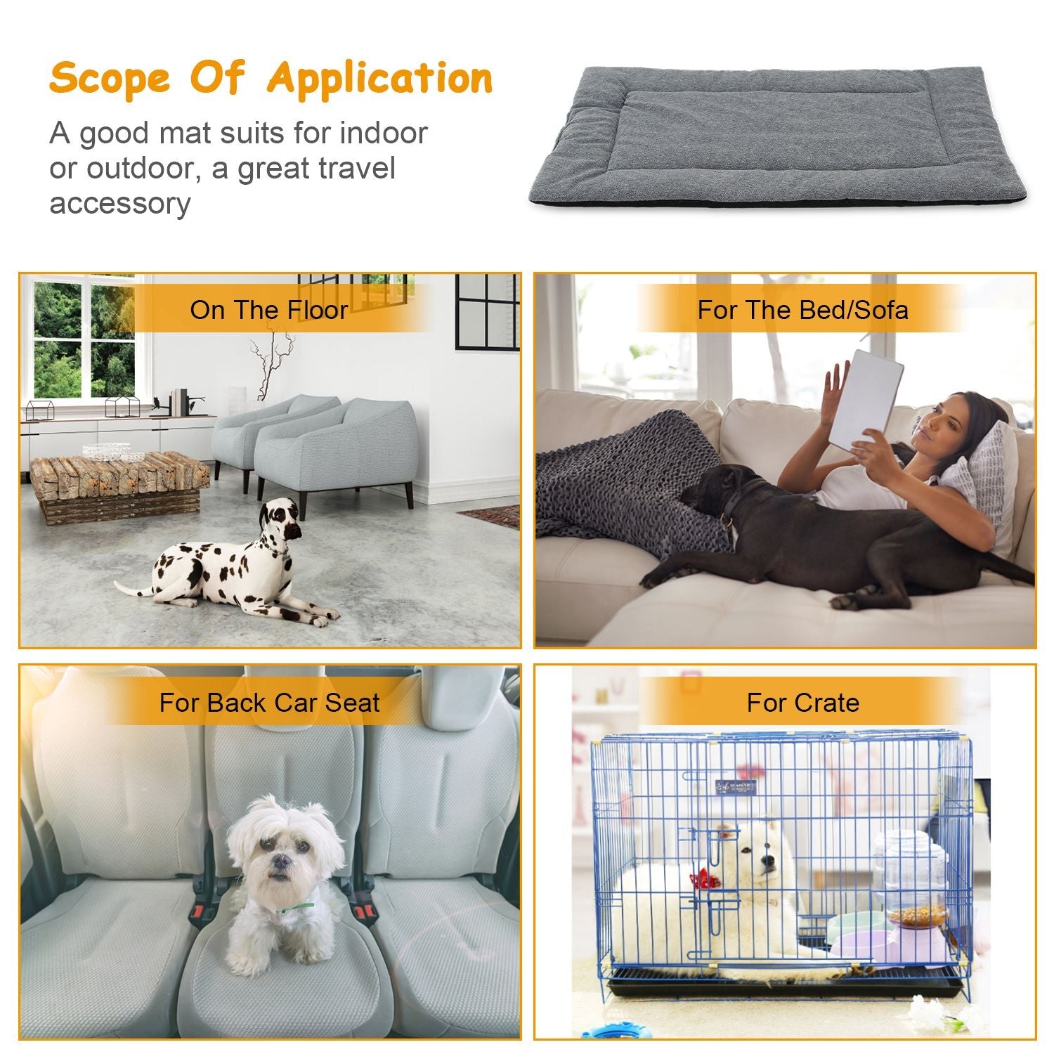 GBruno Dog Bed Mat