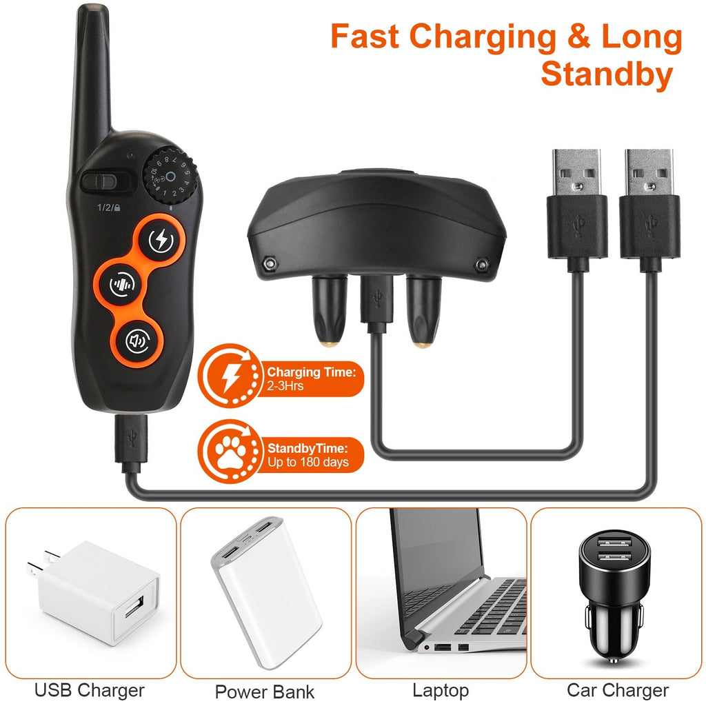 GBruno IPX7 Waterproof Dog Training Collar