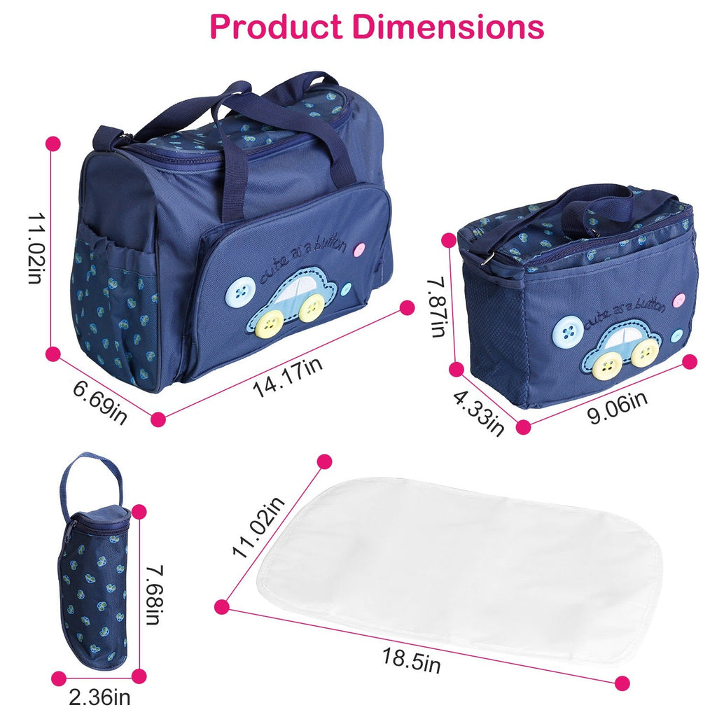GBruno 4Pcs Diaper Bag