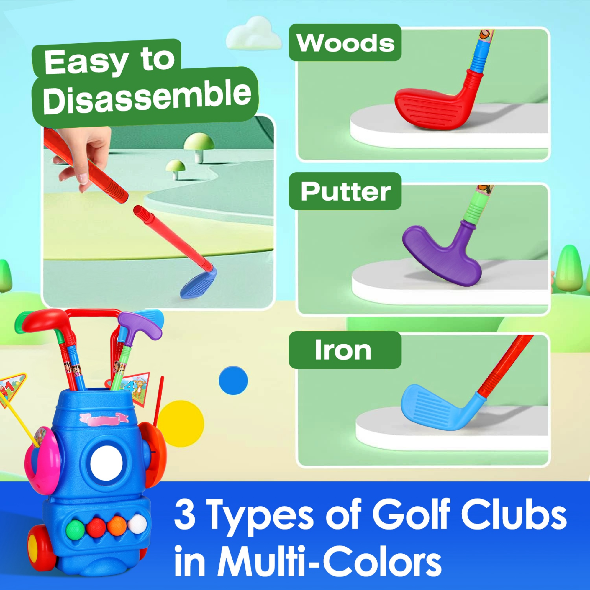 GBruno Toddler Golf Set