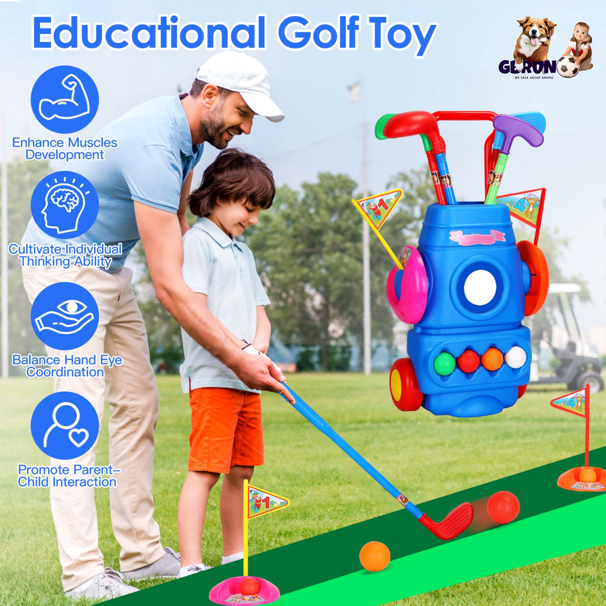 GBruno Toddler Golf Set