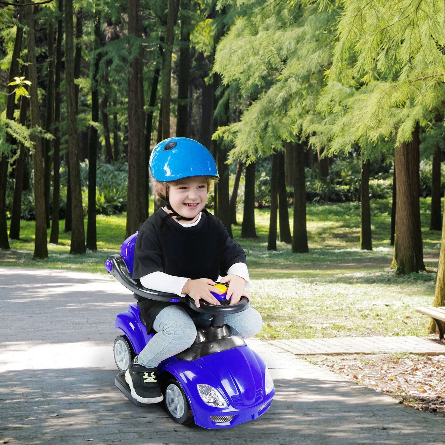 GBruno Ride on Push Car 4-Wheel Children