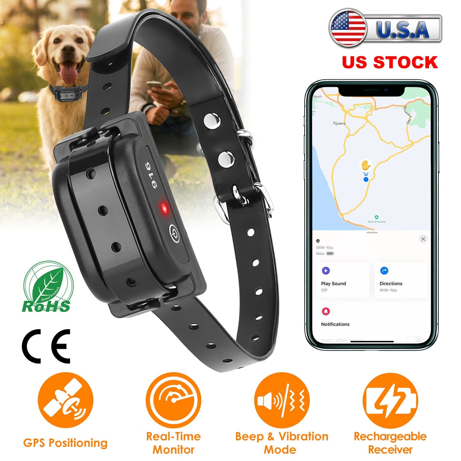GBruno Dog Wireless Fence Collar Receiver