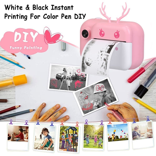 GBruno Kids Instant Print Camera HD Video