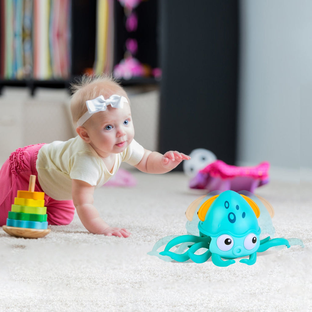 GBruno Rechargeable Baby Crawling Octopus Toy