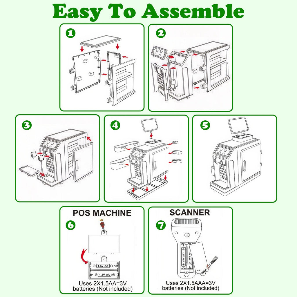 GBruno Cash Register Play Toy Set
