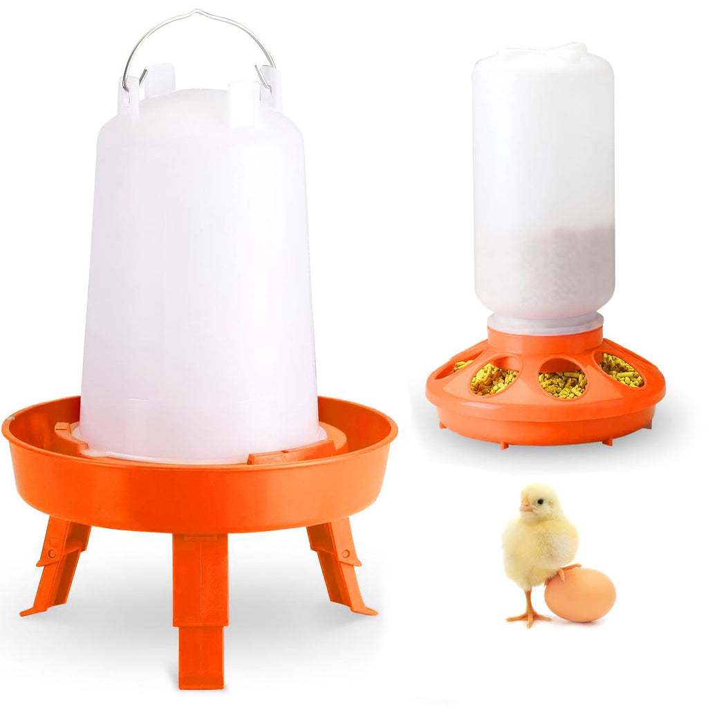 GBruno Chicken Feeder Waterer Set