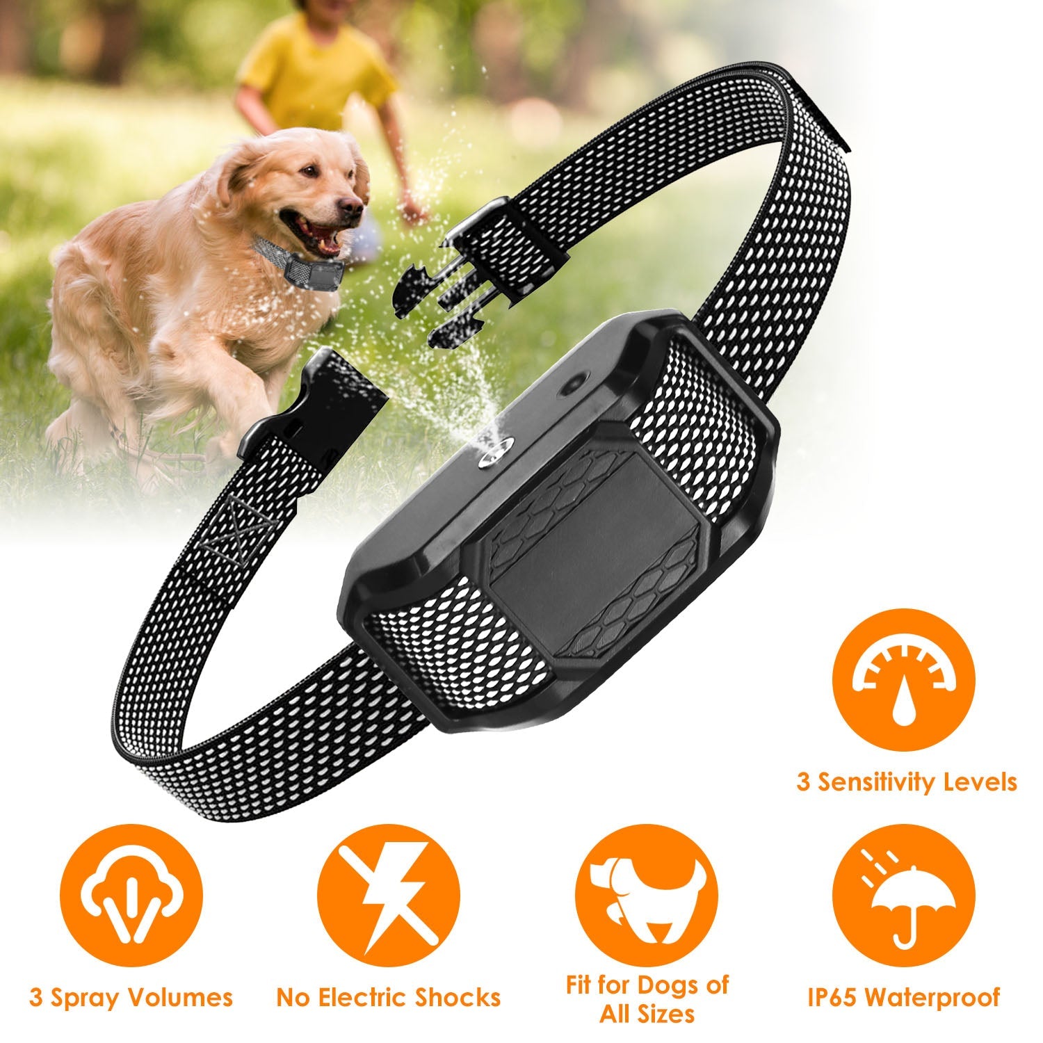 GBruno Citronella Bark Collar for Dogs