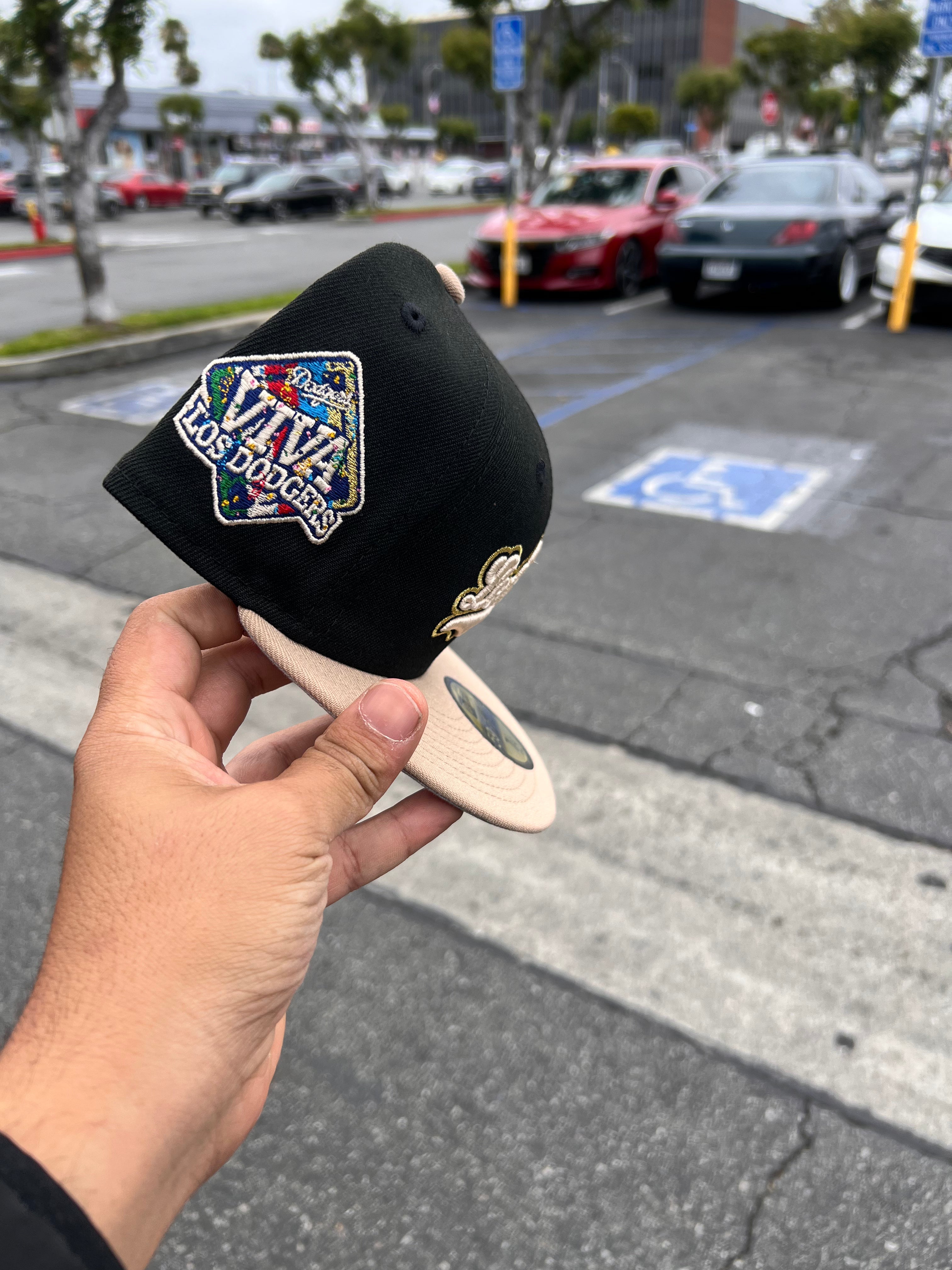 Los Angeles Dodgers Black / Camel Viva Script